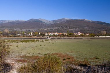 Pinilla rezervuarı, Sierra de Guadarrama Ulusal Parkı, Madrid, İspanya