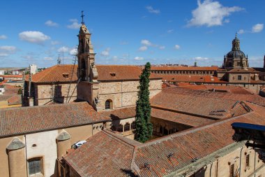 İspanya 'nın Salamanca kentindeki binaların detayları