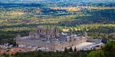 İspanya, Madrid yakınlarındaki San Lorenzo de El Escorial Kraliyet Manastırı