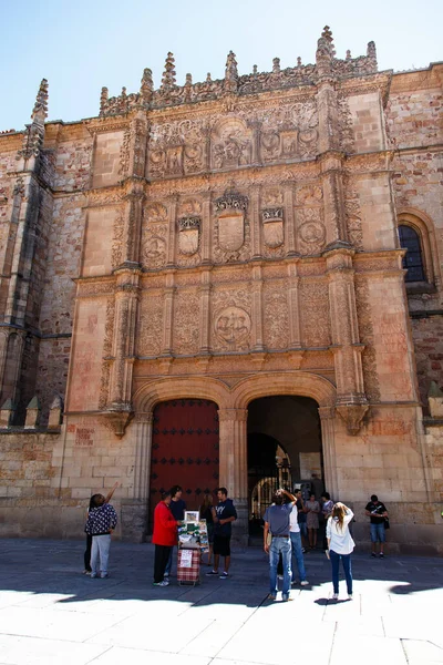 Details Der Gebäude Der Stadt Salamanca Spanien — Stockfoto