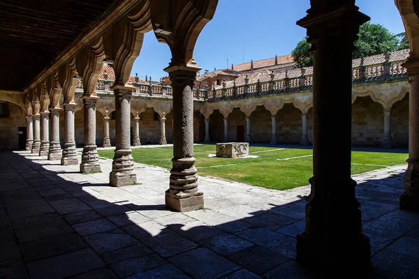 Detalhes Dos Edifícios Cidade Salamanca Espanha — Fotografia de Stock
