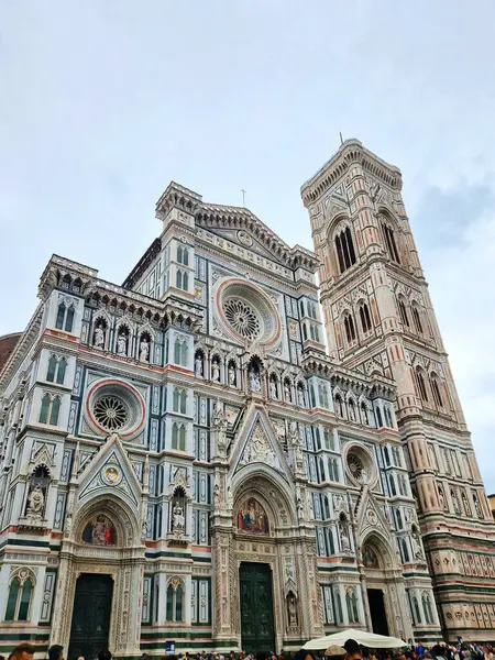 Флоренция Италия Апреля 2024 Года Флоренция Окрестности Заполнены Туристами Флоренции Стоковое Изображение