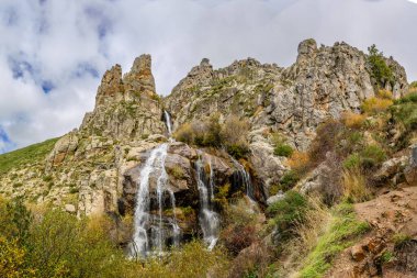 Chorrera de los Litueros Şelalesi, Sierra de Guadarrama Doğal Parkı, Madrid, İspanya