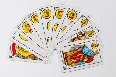 İspanyol kart oyunu, İspanyol deste Tarot kartları