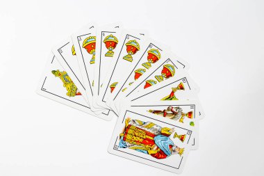 İspanyol kart oyunu, İspanyol deste Tarot kartları