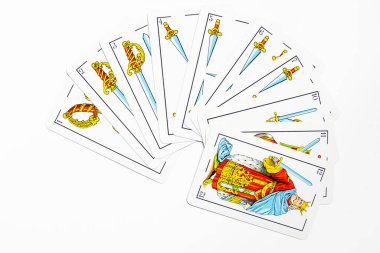 İspanyol kart oyunu, İspanyol deste Tarot kartları