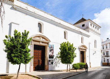 Sanlucar de Barrameda, İspanya - 17 Nisan 2025: Sanlucar de Barrameda, Endülüs, İspanya Yazın güneşli bir gününde