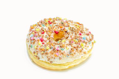 Şekerli ve dekore edilmiş çörekler tatlı ya da tatlı için mükemmel.