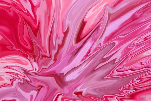 Encre Marbre Rose Pastel Texture Acrylique Peint Vagues Texture Fond — Photo