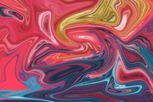 Pink Blue Liquid Texture Hintergrund Illustration — Stockfoto