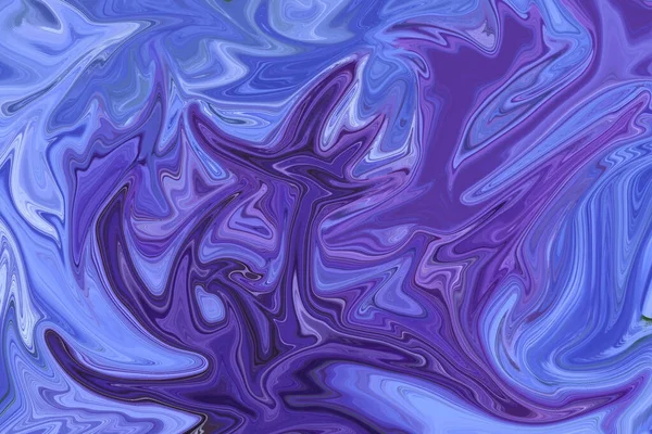 紫色蓝色液体纹理背景图解 — 图库照片