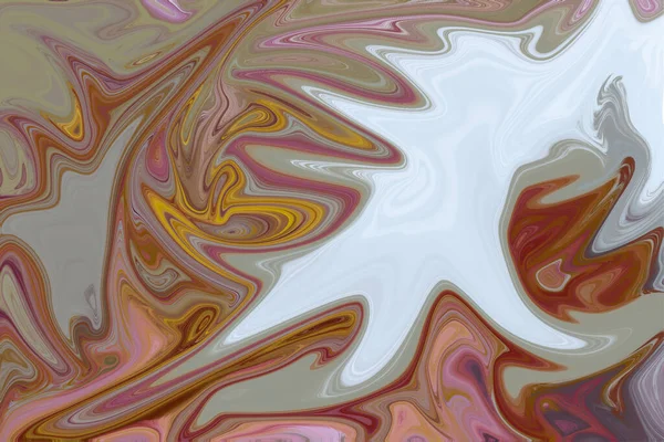 Abstrakte Kunst Colorfull Fluid Painting Muster Hintergrund Illustration — Stockfoto