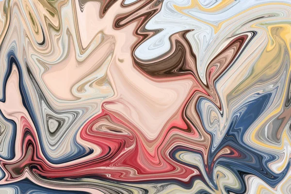 Abstrakte Kunst Licht Braun Fluid Painting Muster Hintergrund Illustration — Stockfoto