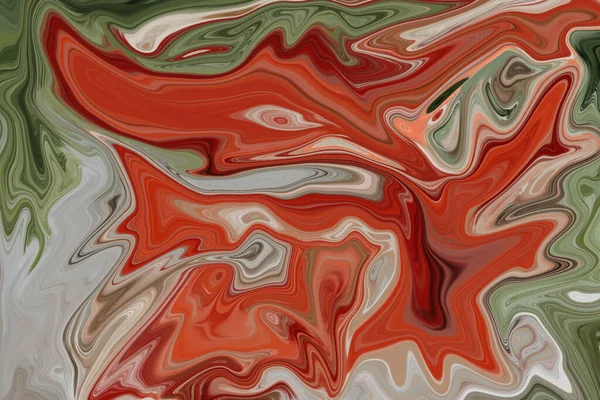 Red Green Marble Texture Background Illustration — Stock Photo, Image