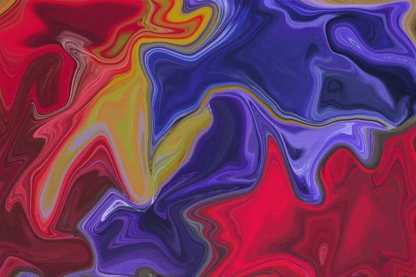 Rood Blauw Paars Geel Marmer Textuur Achtergrond Illustratie — Stockfoto