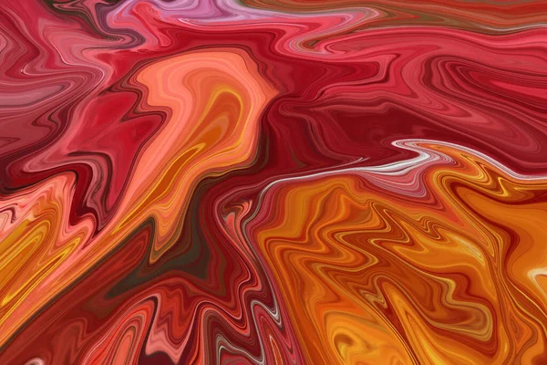 Colorfull Fluid Texture Background Illustration — Stock Photo, Image