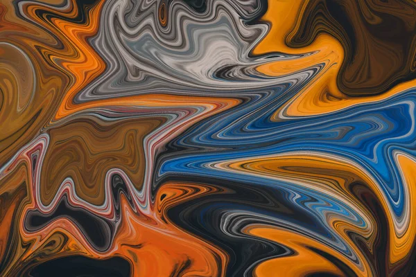 Farbenfrohe Flüssige Textur Hintergrund Illustration — Stockfoto