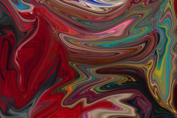Farbenfrohe Flüssige Textur Hintergrund Illustration — Stockfoto