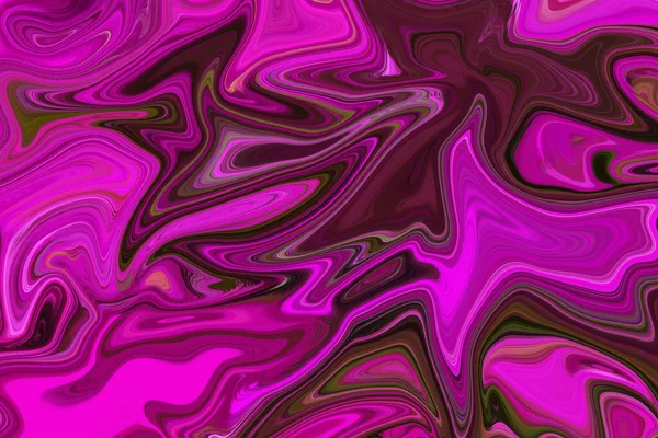 Pink Gren Fluid Texture Background Illustration — Stock Photo, Image