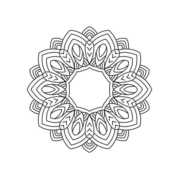 Vettore Indiano Mandala Disegno Sfondo — Vettoriale Stock
