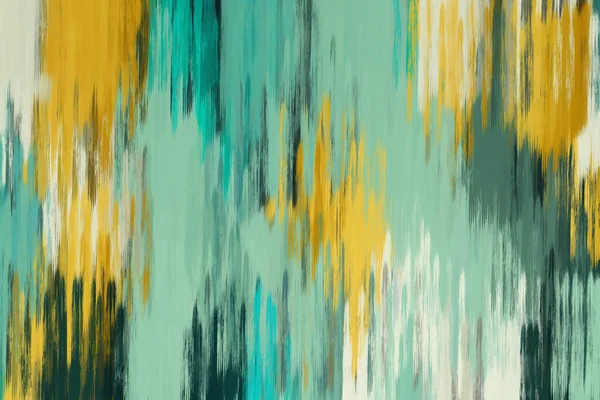 Abstrakte Hintergrund Pinsel Bunt Grün Gelb — Stockfoto