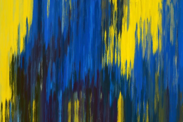 Abstrakte Hintergrund Pinsel Bunt Blau Gelb — Stockfoto