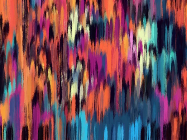 Abstract Art Background Line Brush Colorful — 图库照片