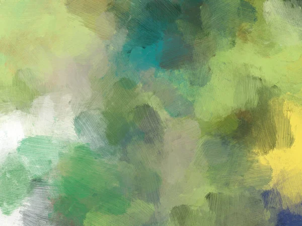 Soyut Arkaplan Fırçası Yağlı Boya Bezi Yeşili — Stok fotoğraf