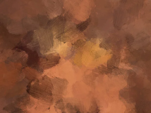 アブストラクト背景ブラシ油絵キャンバスブラウン — ストック写真