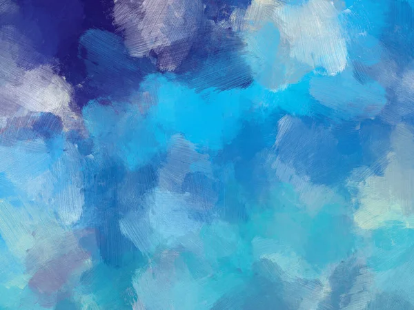 Colorful Oil Paint Brush Abstract Background — 스톡 사진