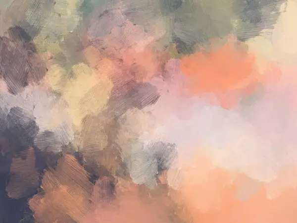 Renkli Boya Fırçası Soyut Arkaplan — Stok fotoğraf