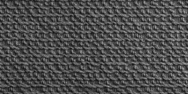 Nahtlose Graue Wolle Strickstoff Zurück Pullover Textur Textilstoff Handwerk — Stockfoto