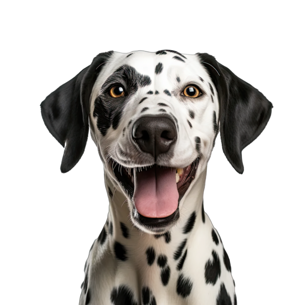 Stüdyoda izole edilmiş şirin bir köpeğin portresi.