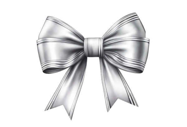 Beyaz arkaplanda yay izole edildi