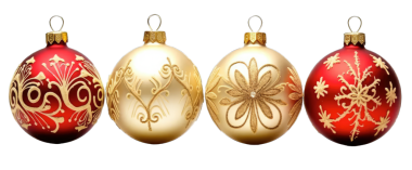 Beyaz arka plan üzerinde izole Noel oyuncak set