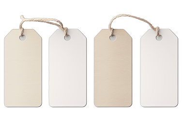 beyaz üzerine kağıt etiketler