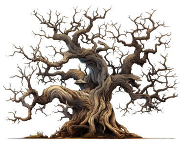 Büyük taçlı ağaç.