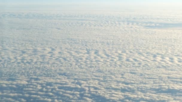 Céu Deslumbrante Acima Das Nuvens Movendo Lentamente Visão Alto Ângulo — Vídeo de Stock