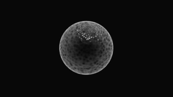 类似细胞分裂的有机物 3D动画 复制概念 — 图库视频影像