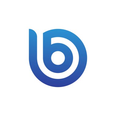 B mektup Logo şablonu vektör simgesi tasarım