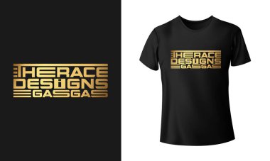 Şirketiniz için lüks tişört tasarımı Vektör Şablonu