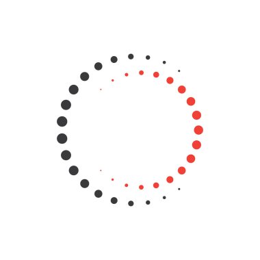 O harfi logo tasarım şablonu elementleri