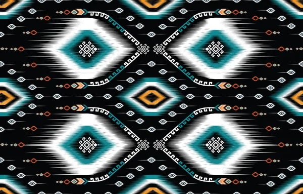 Abstract Ethnic Geometric Pattern Vector Native African American Mexican Aztec — Stock Vector