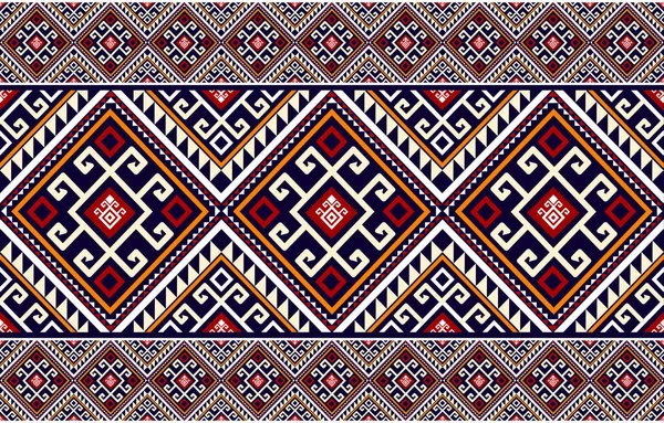 Vetor Padrão Geométrico Étnico Abstrato Motivo Asteca Afro Americana Nativa —  Vetores de Stock