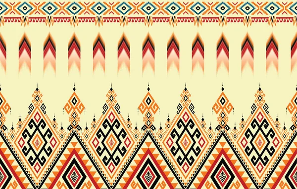 Абстрактный Вектор Этнической Геометрической Модели Коренные Афроамериканские Мексиканские Ацтекские Мотивы — стоковый вектор
