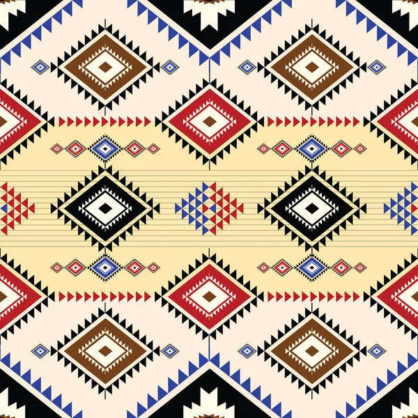 Abstrakcyjny Etniczny Wektor Geometryczny Rdzenni Afroamerykanie Meksykańscy Aztekowie Motywy Pierwiastki — Wektor stockowy