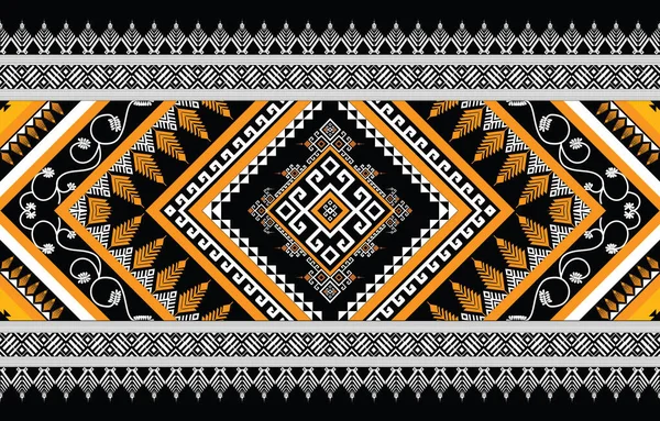 Vetor Padrão Geométrico Étnico Abstrato Design Padrão Nativo Afro Americano — Vetor de Stock