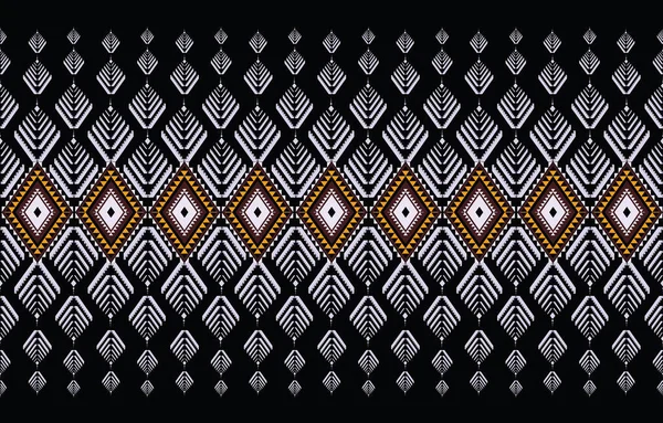 Vector Patrón Geométrico Étnico Abstracto Diseño Patrones Motivo Azteca Mexicana — Archivo Imágenes Vectoriales