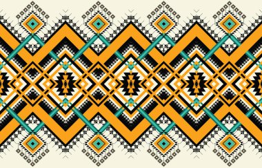Soyut etnik geometrik model vektörü. Yerli Afro-Amerikan Meksikalı Aztek motifi ve bohem model vektör elementleri. arkaplan, duvar kağıdı, baskı, ambalaj, karo, vektör Aztek motifi için dizayn edildi 