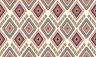 Soyut etnik geometrik model vektörü. Yerli Afro-Amerikan Meksikalı Aztek motifi ve bohem model vektör elementleri. arkaplan, duvar kağıdı, baskı, ambalaj, karo, vektör Aztek motifi için dizayn edildi 